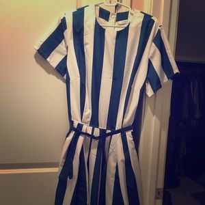 Classy Eshakti Striped Dress 2x 20W Fully Lined